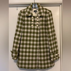 J Crew Houndstooth Coat